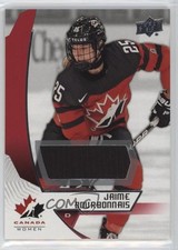 2019 Upper Deck Team Canada Juniors Jersey Jaime Bourbonnais #58 0u2j