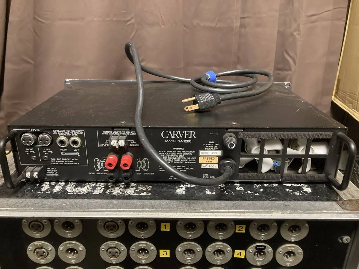 PM-1200 CARVER 業務用 a.jpg パワーアンプ アンプ