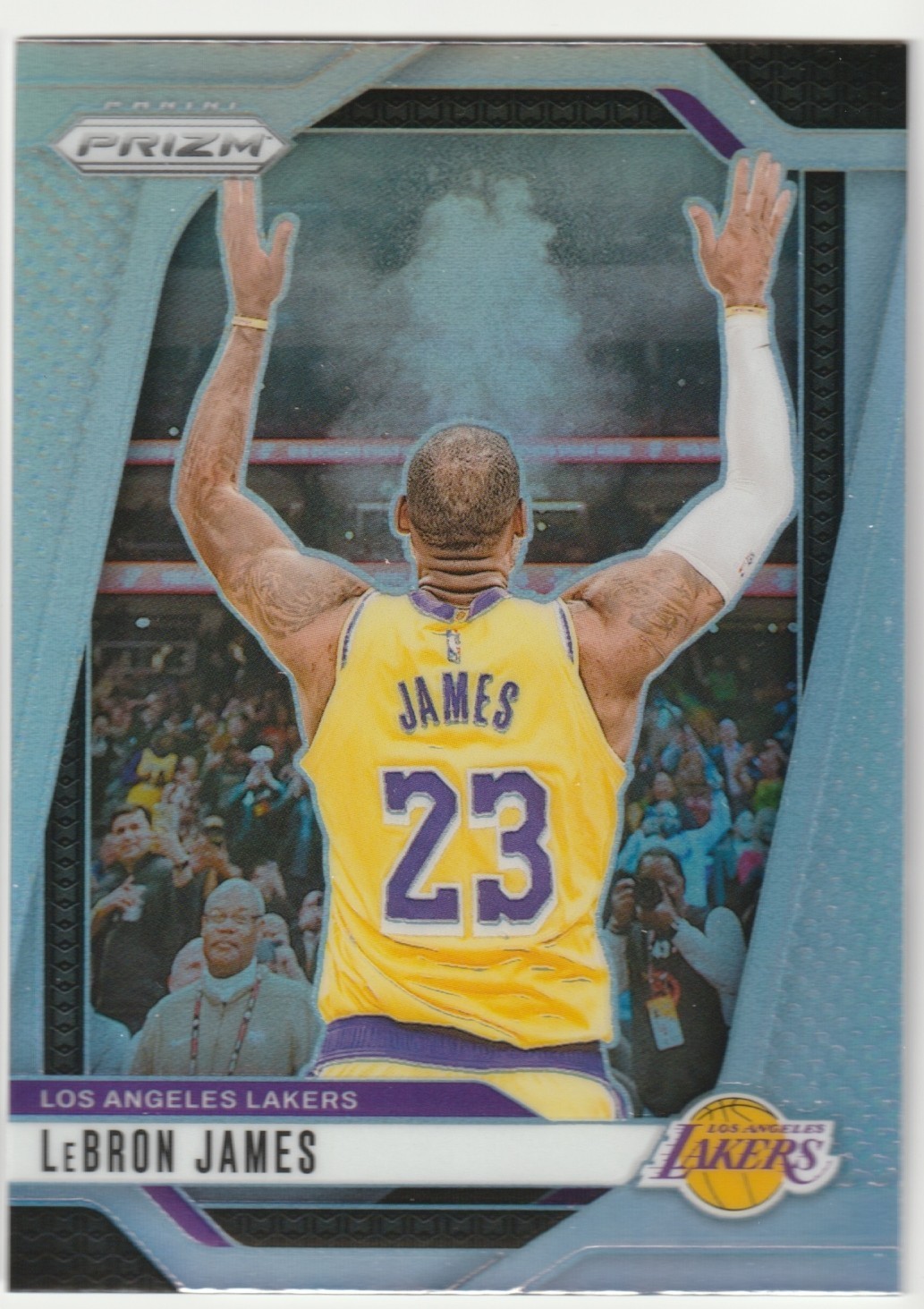 2024-25 LeBron James Panini Prizm Silver China Variation #130 Los Angeles Lakers