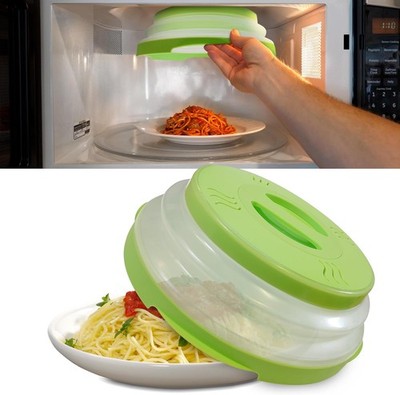 HOVER COVER Magnetic Microwave Splatter Cover Collapsible