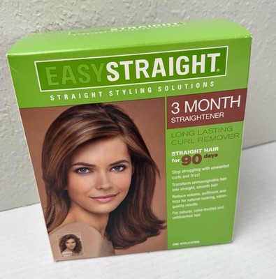 NIB Zotos Easy Straight Styling Solutions 3 Month Hair Straightener Curl Remover