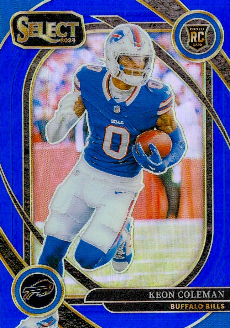 2024 Panini Select #280 Keon Coleman Blue Prizm 06/99