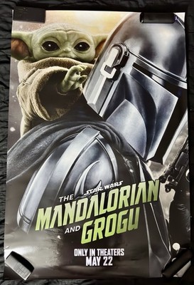 Mandalorian and Grogu original DS movie poster D/S 27x40 2026 Adv