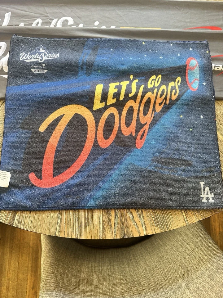 2025 Dodgers World Series Memorabilia (Rally Towels/Scarfs/Cups)  - Image 4 of 4