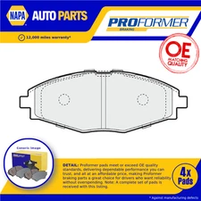 Brake Pads Set fits CHEVROLET MATIZ M2 1.0 Front 2005 on Proformer Quality