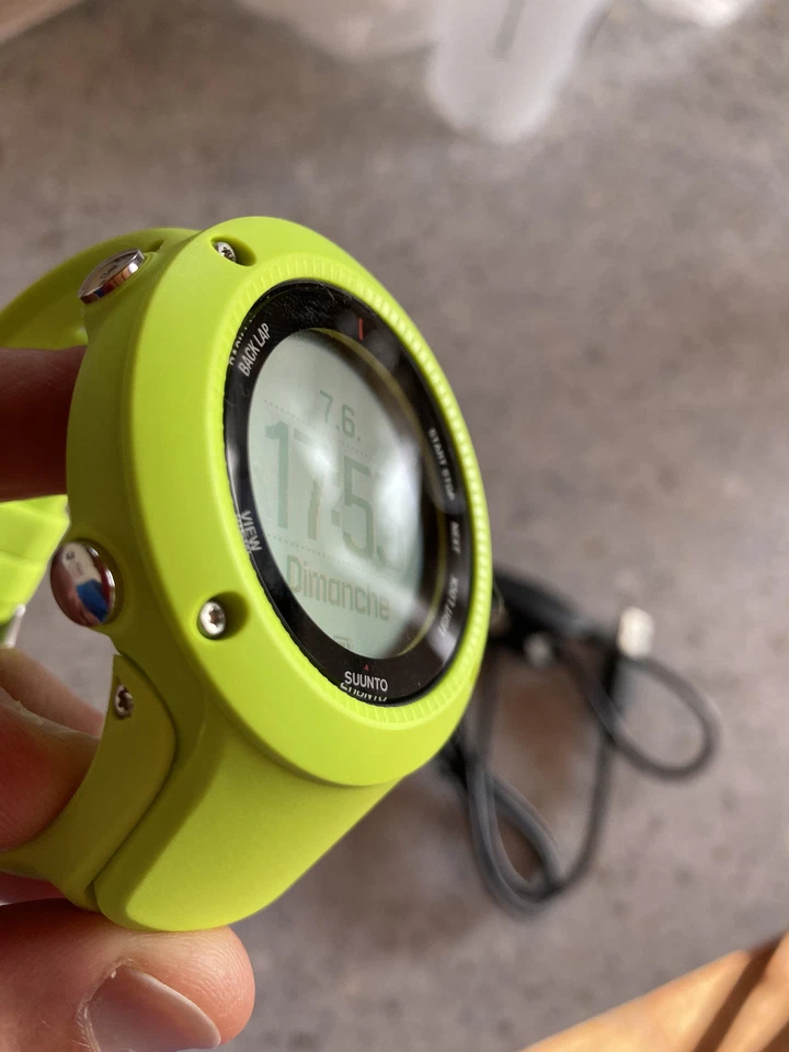 Montre Sport Running Suunto Ambit3 RUN Lime. Avec câble. - Photo 3/4