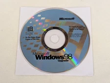 Vintage Microsoft Windows 98 Operating System Upgrade CD-ROM With Product Key