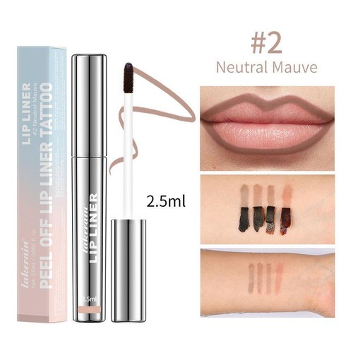 Lip Liner Stay-N -Peel off Lip Liner Tattoo, Lip Stain Off Peel L7U8 - Photo 25/28
