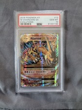 Carta Pokemon 2016 Mega Charizard EX 13/106 PSA 10 Gemme Ottime Condizioni Evoluzioni