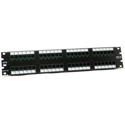 NEW CAT5e 48 Port Patch Panel RJ45 110 UL 19'' Rack Mount 2U