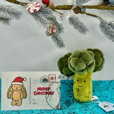 Authentic Jellycat Vivacious Vegetable Broccoli | Gift Set | New | Same-Day Ship