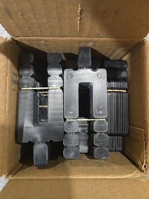 Plastic STACK SHIM, Size: 3 '' x 1¾ x 1/16''. Pack of 160 pcs. Made in USA