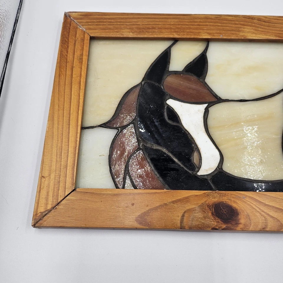 Arte de pared para atrapasoles de metal vitral decoración retro occidental 20"x8" usado en excelente estado  Foto 2 de 4