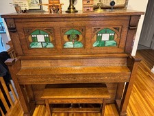 Wurlitzer Nickelodeon Player Piano Oak - Wurlitzer Style I, case design 2