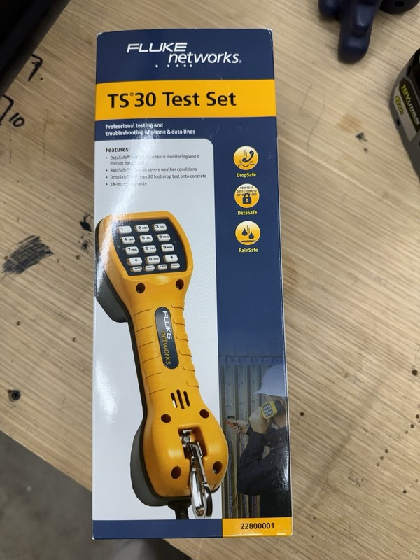 Fluke TS30 Test Set & TS25D Phone Kit And Punch Down Tool And More TS 30 Lot