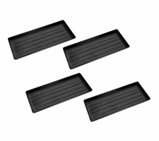 4 X Value Grow Bag Tray Tough Ridged Drip 1m Gravel Growing Watering Tray 100 cm