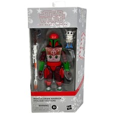 Star Wars Black Series Mandalorian Warrior Holiday Edition 6  Action Figure 2021