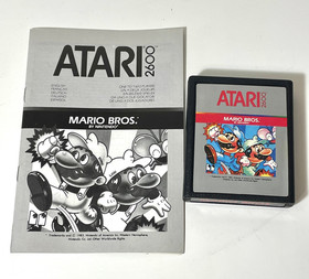 Mario Bros (Atari 2600, 1987) CIB Complete in Box - Game untested SOLD AS IS