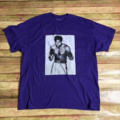 Gildan Purple Muhammad Ali Graphic Tee. item 479