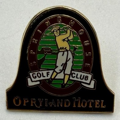 VTG Springhouse Golf Club Opryland Hotel Hat Pin Enameled Metal