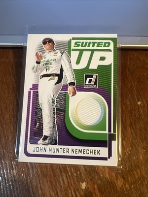 John Hunter Nemechek 2025 Donruss Suited Up Memorabilia Relic #SU-JHN NASCAR