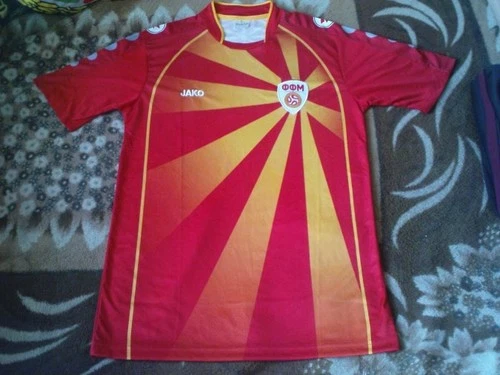 RARE FOOTBALL SHIRT - MACEDONIA HOME 2016 - 2018 SIZE L