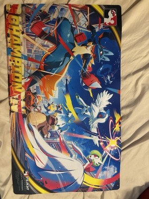 Pokemon TCG League Cup Champion Playmat Mega Evolution Brand New