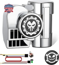 Train Horn for Motorcycle 12V, Loud Air Horn Kit for Car Truck
