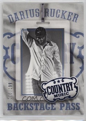 2014 Panini Country Music Backstage Pass Blue 3/199 Darius Rucker #14 2t9