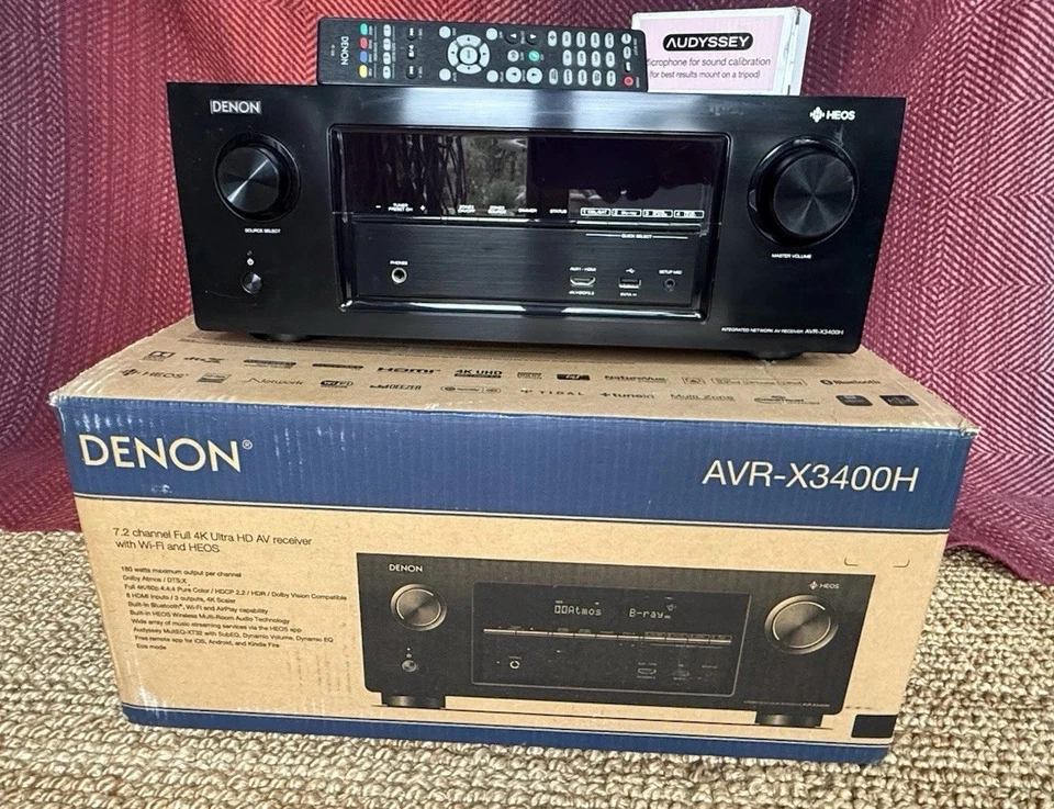 Denon AVR-X3400H 7.2 AV Heimkino Receiver - Bild 2 von 4