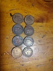 Lot Of 8 Indian Head Pennies 1883 To 1907