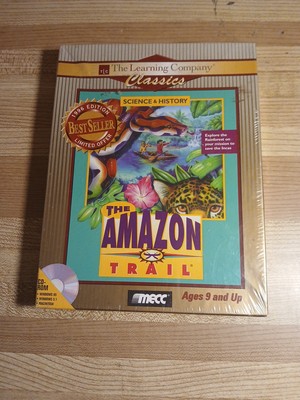 AMAZON TRAIL (PC CD-ROM, 1996 MECC) BRAND NEW & SEALED Win 3.1