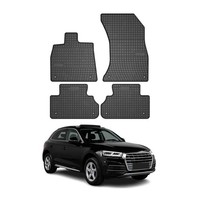 Omac Gummi FußMatten FüR Audi Q5 Fy 2017-2024 Automatten Gummi Schwarz 4Tlg