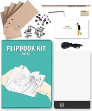 Flip Book Kit, Neeho Flipbook Kit with Light Pad for Drawing and Tracing with 30