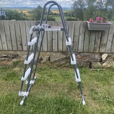 Image of Above Ground Swimming Pool safety ladder hardly used fits up to 1m10 pools YO17