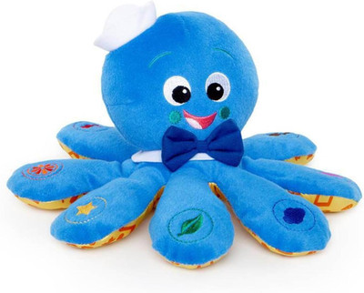 Octoplush Musical Huggable Stuffed Animal Plush Toy, Learn Colors in 3 Languages