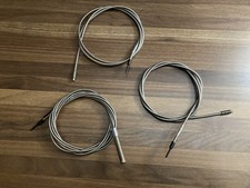 LOT OF 3 RIKO BRAND FIBER OPTIC CORDS CABLES 2x FGTX-610 & 1x FGR-810