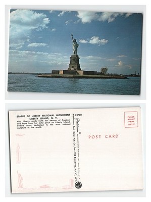 Postkarte - Freiheitsstatue National Monument, New York City UNBESPIELT