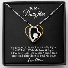 To My Daughter Necklace, Gift for Daughter from mom, Daughter mother Necklace