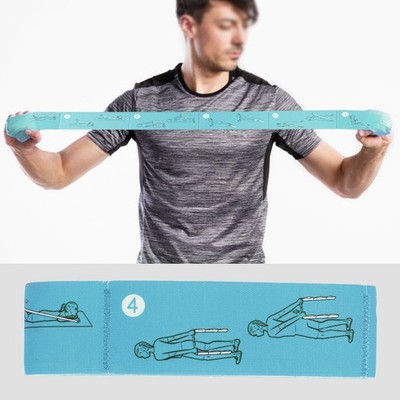 (Grün)Fitness Elastic Band Rutschfeste Stretchriemen Widerstandsbänder Für