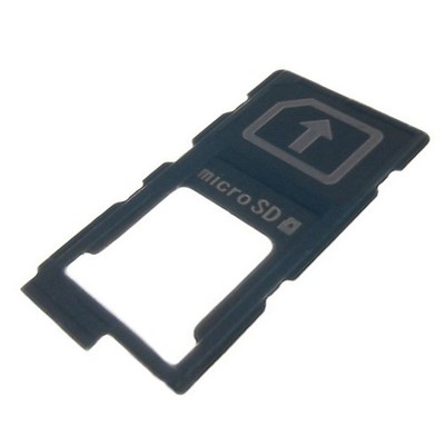 Sim Karte & Micro SD Karte Speicherkarten Halter Tray für Sony Xperia Z4 Z5 schwarz