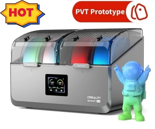 Creality SpacePi X4 Filamenttrockner 4 Spulen Filament 360° 200W Heizung PVT