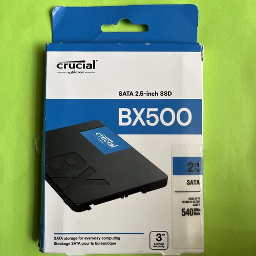 Crucial BX500 2TB 3D NAND SATA 2,5 Zoll SSD