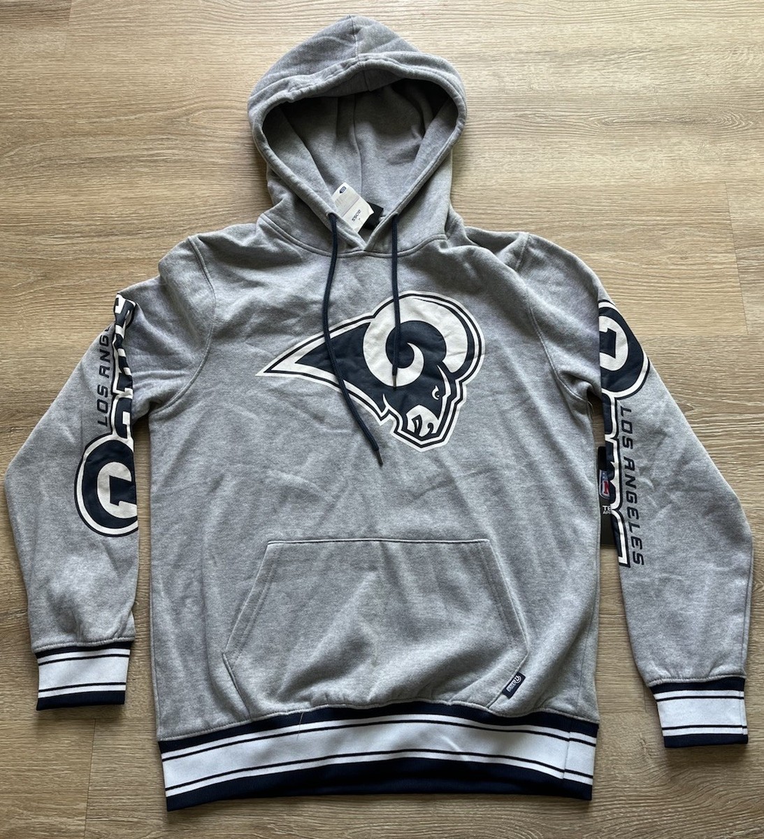 古着 used RAMS ウォームアップウェア XL Los Angeles Rams NFL Team Apparel Mens Size M Gray Hoodie NWT MSRP