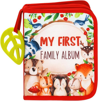 Urban Kiddy  Baby'S My First Family Album | Soft Photo Cloth Book Gift Set for N