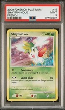 Carte Pokémon Shaymin 15/127 PSA 9 Holo POP 4 !! Platine Set BASE FR