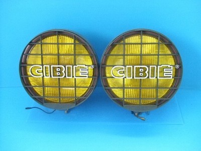 CIBIE 22cm Large Round Fog Lamp H2 Bulb for Classic Pajero Apollo