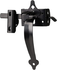 Gate Latch, Thumb Latch Hardware, Gate Latch for Wooden Fence Heavy Duty, Self L