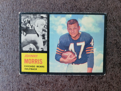 1962 Topps Football Johnny Morris #15 - Chicago Bears