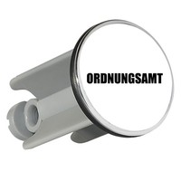 WaschbeckenstöPsel Ordnungsamt Schriftzug Geschenkidee Ordnungsamt Geschenk PräS